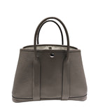 エルメス HERMES ガーデンパーティTPM A刻 グリアスファルト　SV金具 カントリー レディース ハンドバッグ