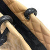 シャネル CHANEL カンボンライン トートラージ A25169 ベージュ、ブラック ラムスキン レディース ハンドバッグ