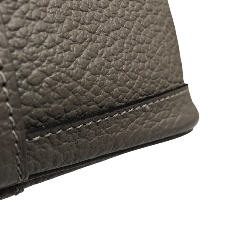エルメス HERMES ガーデンパーティTPM A刻 グリアスファルト　SV金具 カントリー レディース ハンドバッグ