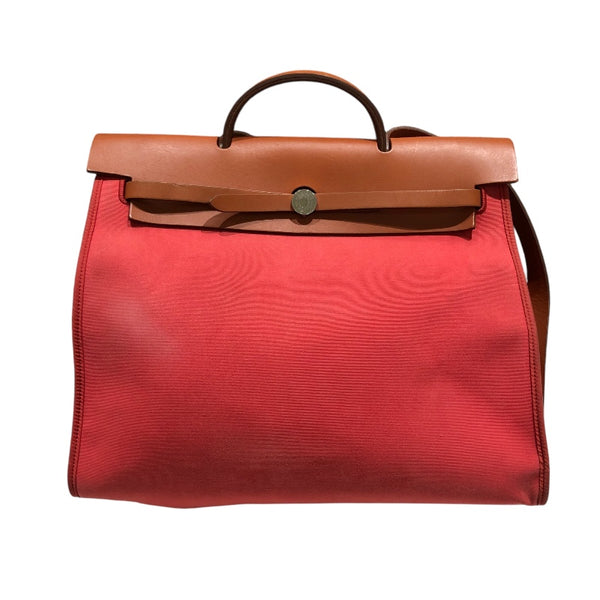 エルメス HERMES エールバッグジップMM □O刻 ピンク ユニセックス ショルダーバッグ