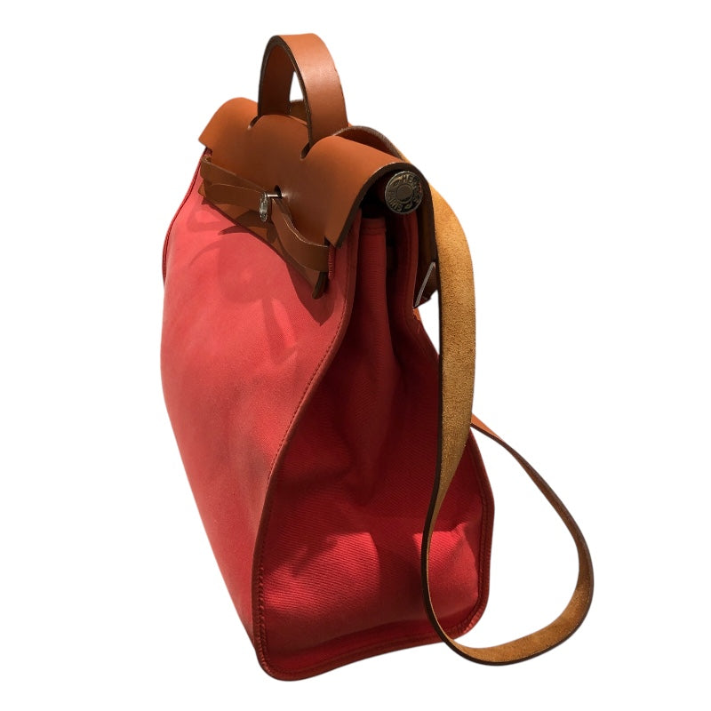 エルメス HERMES エールバッグジップMM □O刻 ピンク ユニセックス ショルダーバッグ