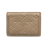 ルイ・ヴィトン LOUIS VUITTON ポルトフォイユ・クレア M80152 ベージュ モノグラム・アンプラント レディース 二つ折り財布