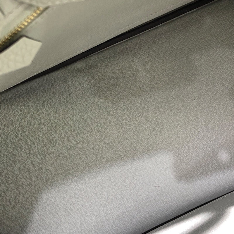 エルメス HERMES バーキン25 B刻印 グリネヴェ GD金具 トゴ レディース ハンドバッグ