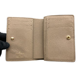 ルイ・ヴィトン LOUIS VUITTON ポルトフォイユ・クレア M80152 ベージュ モノグラム・アンプラント レディース 二つ折り財布