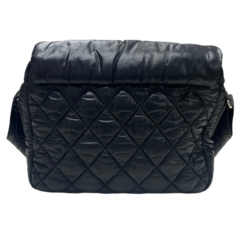 シャネル CHANEL コココクーン メッセンジャーバッグPM A48616 ブラック ナイロン レディース ショルダーバッグ シャネル CHANEL コココクーン メッセンジャーバッグPM A48616