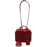 シャネル CHANEL CCフィリグリースモールヴァニティ A93342 レッド/GD キャビア レディース ショルダーバッグ