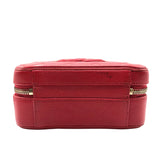 シャネル CHANEL CCフィリグリースモールヴァニティ A93342 レッド/GD キャビア レディース ショルダーバッグ