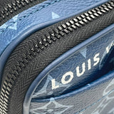 ルイ・ヴィトン LOUIS VUITTON ナノ アルファ・ウェアラブルウォレット Ｍ82801 ブルー モノグラム・キャンバス レディース ショルダーバッグ