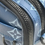 ルイ・ヴィトン LOUIS VUITTON ナノ アルファ・ウェアラブルウォレット Ｍ82801 ブルー モノグラム・キャンバス レディース ショルダーバッグ