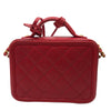 シャネル CHANEL CCフィリグリースモールヴァニティ A93342 レッド/GD キャビア レディース ショルダーバッグ
