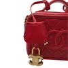 シャネル CHANEL CCフィリグリースモールヴァニティ A93342 レッド/GD キャビア レディース ショルダーバッグ