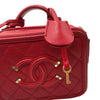 シャネル CHANEL CCフィリグリースモールヴァニティ A93342 レッド/GD キャビア レディース ショルダーバッグ