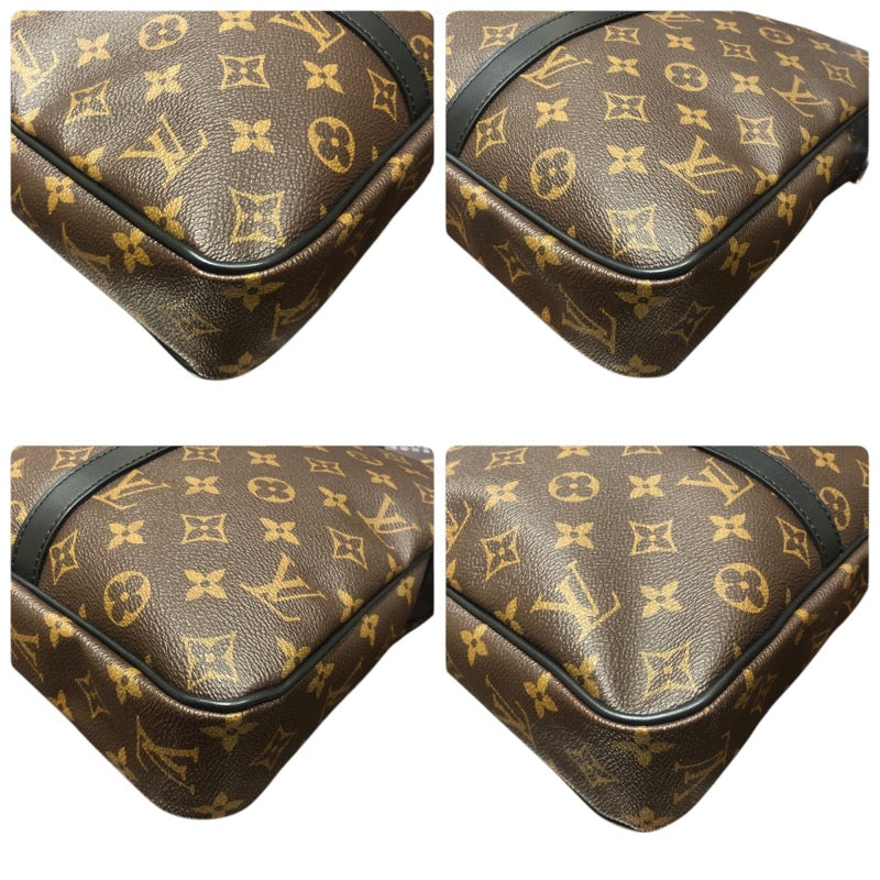 ルイ・ヴィトン LOUIS VUITTON ポルトドキュマン・ヴォワヤージュPM M52005 モノグラム・マカサー メンズ ブリーフケース