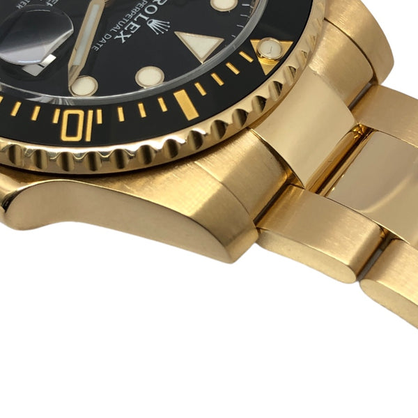 ロレックス ROLEX サブマリーナ ランダムシリアル 116618LN ブラック K18YG 自動巻き メンズ 腕時計