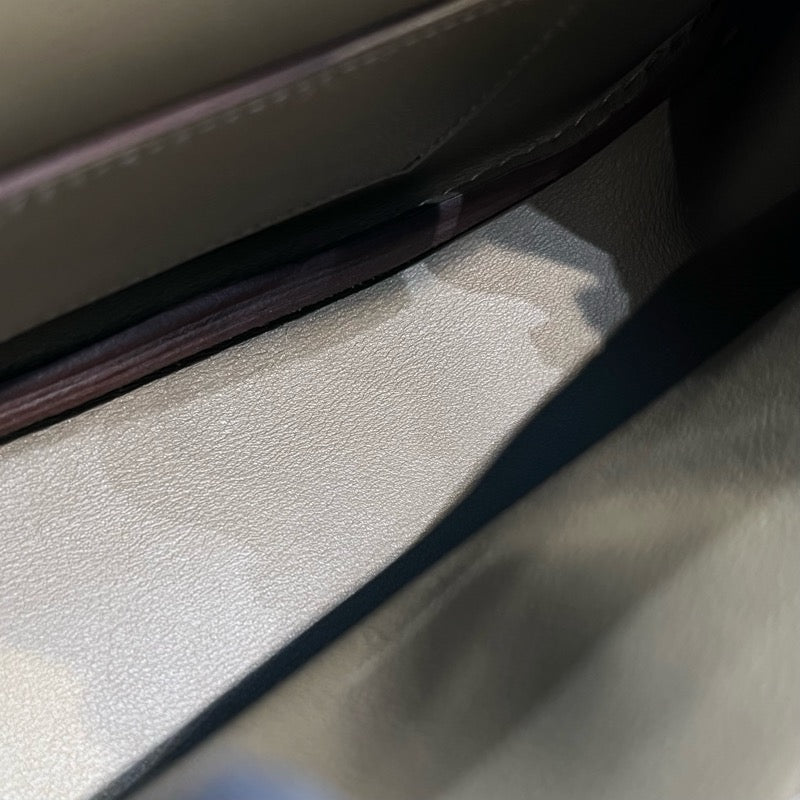 エルメス HERMES ケリームーブ B刻印 エトゥープ×ゴールド金具 スイフト レディース ショルダーバッグ