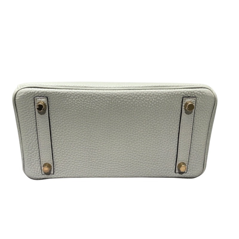 エルメス HERMES バーキン25 B刻印 グリネヴェ GD金具 トゴ レディース ハンドバッグ