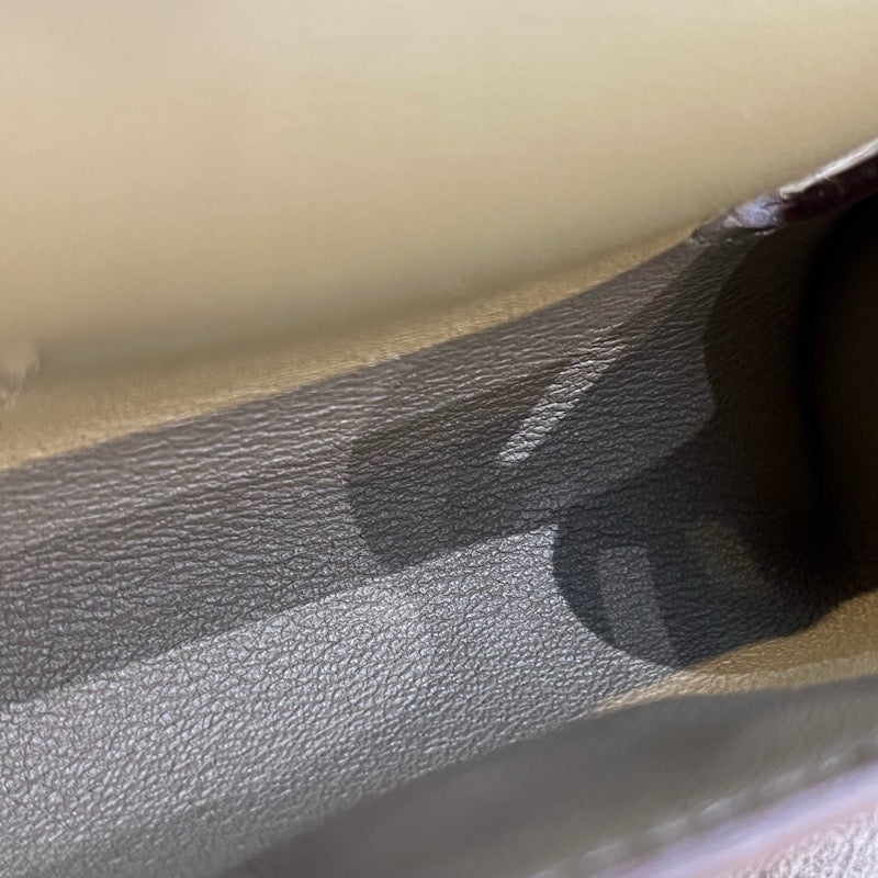 エルメス HERMES ケリームーブ B刻印 エトゥープ×ゴールド金具 スイフト レディース ショルダーバッグ