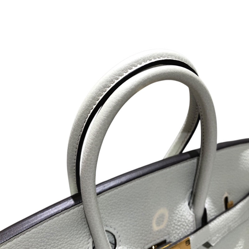 エルメス HERMES バーキン25 B刻印 グリネヴェ GD金具 トゴ レディース ハンドバッグ