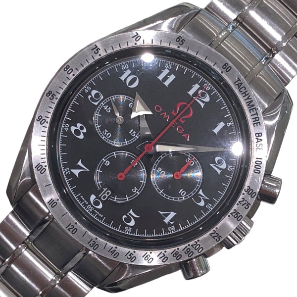 オメガ OMEGA スピードマスター ブロードアロー 3558.50 ブラック SS 自動巻き メンズ 腕時計
