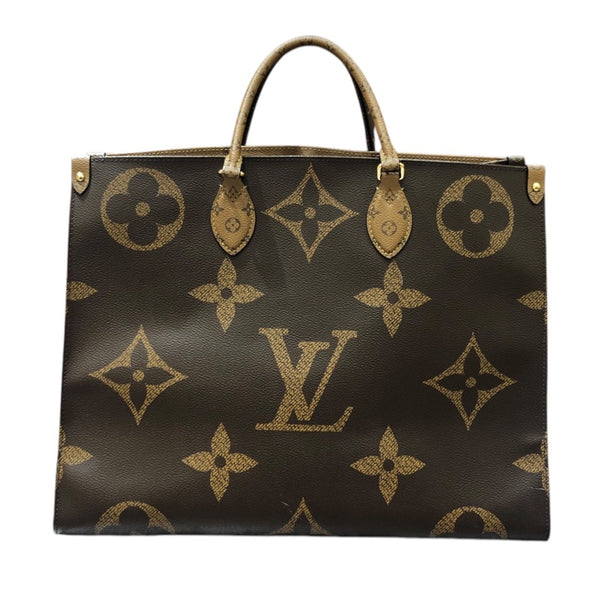 ルイ・ヴィトン LOUIS VUITTON オンザゴーGM M45320 モノグラム モノグラムジャイアント・リバース メンズ ハンドバッグ