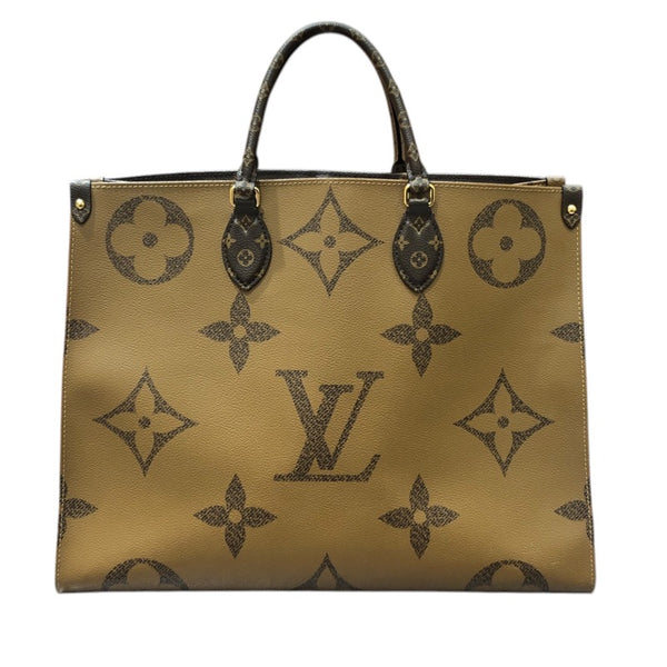 ルイ・ヴィトン LOUIS VUITTON オンザゴーGM M45320 モノグラム モノグラムジャイアント・リバース メンズ ハンドバッグ