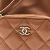 シャネル CHANEL ミニバゲットバッグ AP4775 コーラル/ゴールド金具 キャビア レディース ハンドバッグ