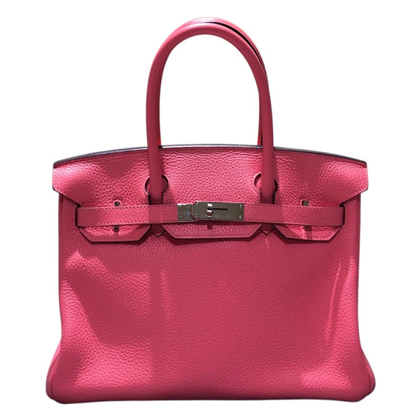エルメス HERMES バーキン30 Y刻印 ローズアザレ SV金具 トリヨン レディース ハンドバッグ