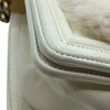 シャネル CHANEL ボーイシャネル20 ホワイト・ゴールド金具 カーフ/ファー レディース ショルダーバッグ