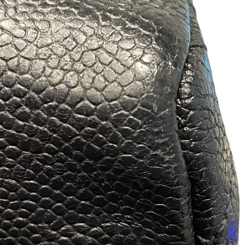 シャネル CHANEL GSTトートバッグ A50995 ブラック キャビアスキン レディース トートバッグ