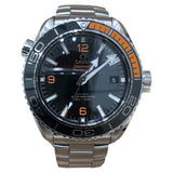 オメガ OMEGA ｼｰﾏｽﾀｰ ﾌﾟﾗﾈｯﾄｵｰｼｬﾝ 600M ｺｰｱｸｼｬﾙ 215.30.44.21.01.002 ブラック ステンレススチール メンズ 腕時計