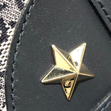 グッチ GUCCI シェリーライン ウェビングビー長財布 409440 ネイビー GGキャンバス/レザー レディース 長財布