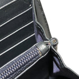 グッチ GUCCI シェリーライン ウェビングビー長財布 409440 ネイビー GGキャンバス/レザー レディース 長財布