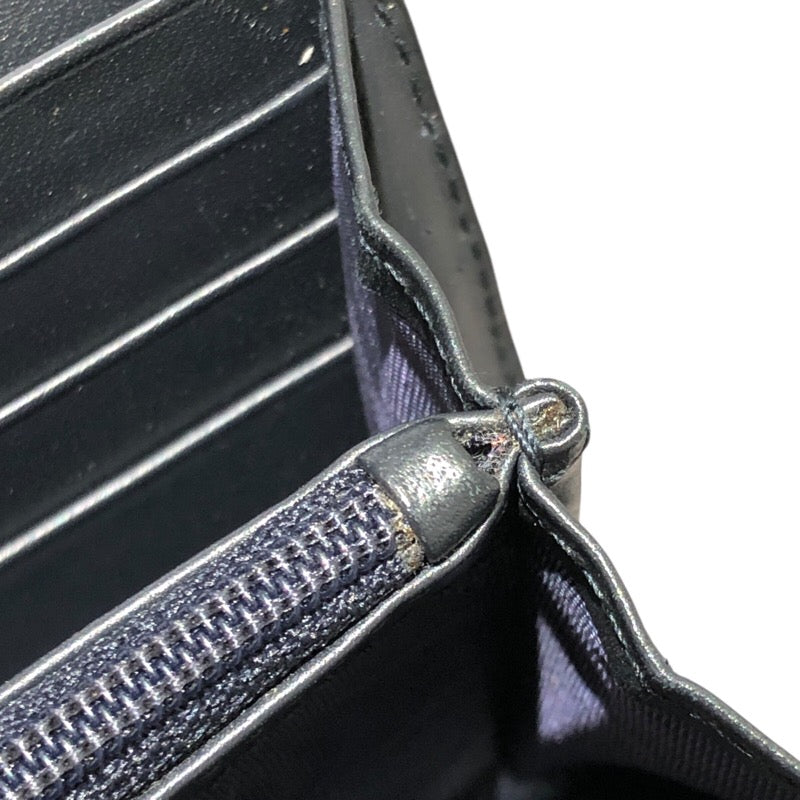 グッチ GUCCI シェリーライン ウェビングビー長財布 409440 ネイビー GGキャンバス/レザー レディース 長財布