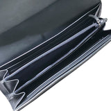 グッチ GUCCI シェリーライン ウェビングビー長財布 409440 ネイビー GGキャンバス/レザー レディース 長財布