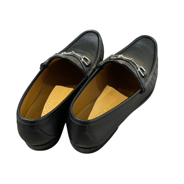グッチ GUCCI ホースビット ローファー 367762 ブラック レザー レディース ローファー