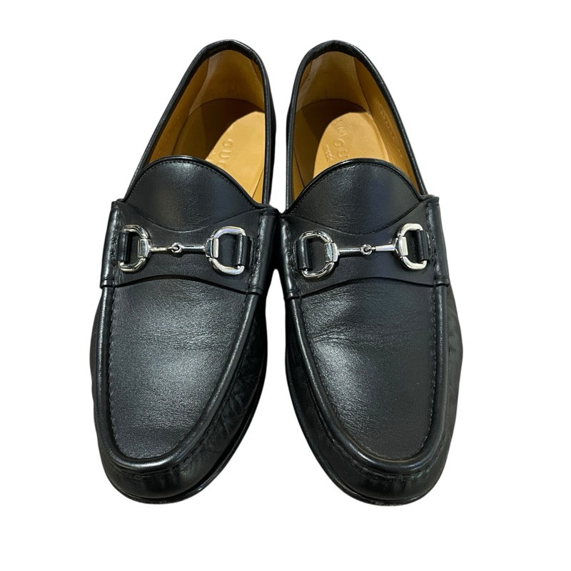 グッチ GUCCI ホースビット ローファー 367762 ブラック レザー レディース ローファー