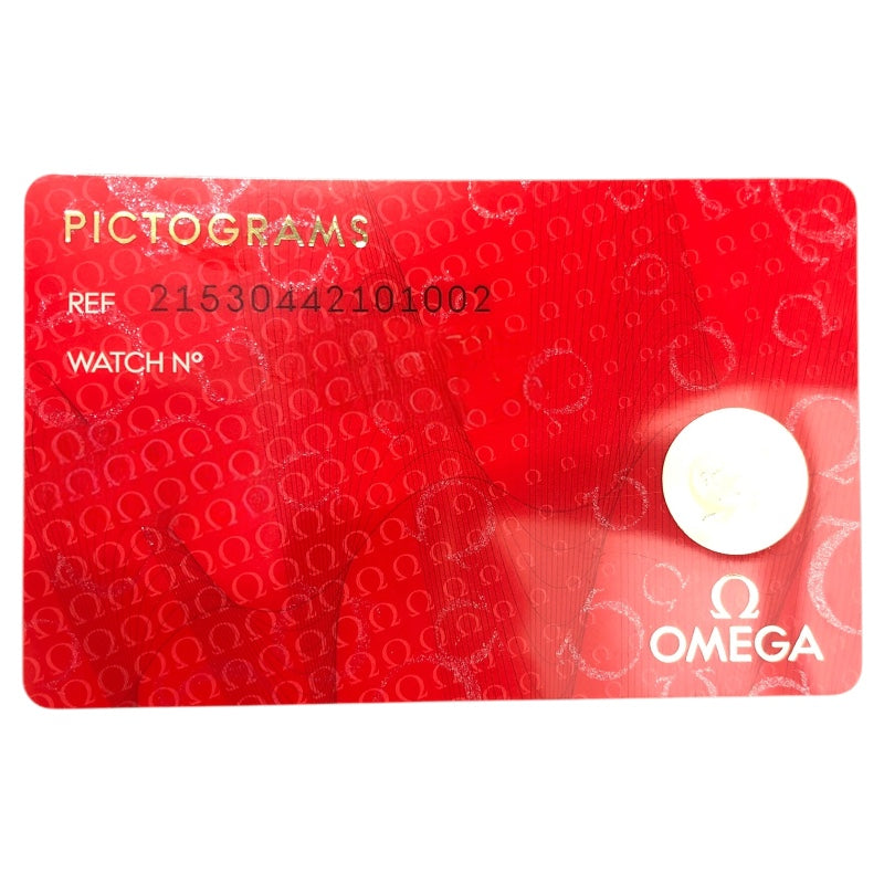 オメガ OMEGA ｼｰﾏｽﾀｰ ﾌﾟﾗﾈｯﾄｵｰｼｬﾝ 600M ｺｰｱｸｼｬﾙ 215.30.44.21.01.002 ブラック ステンレススチール メンズ 腕時計
