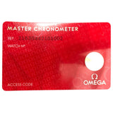 オメガ OMEGA ｼｰﾏｽﾀｰ ﾌﾟﾗﾈｯﾄｵｰｼｬﾝ 600M ｺｰｱｸｼｬﾙ 215.30.44.21.01.002 ブラック ステンレススチール メンズ 腕時計