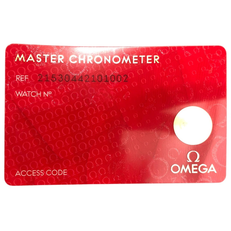 オメガ OMEGA ｼｰﾏｽﾀｰ ﾌﾟﾗﾈｯﾄｵｰｼｬﾝ 600M ｺｰｱｸｼｬﾙ 215.30.44.21.01.002 ブラック ステンレススチール メンズ 腕時計