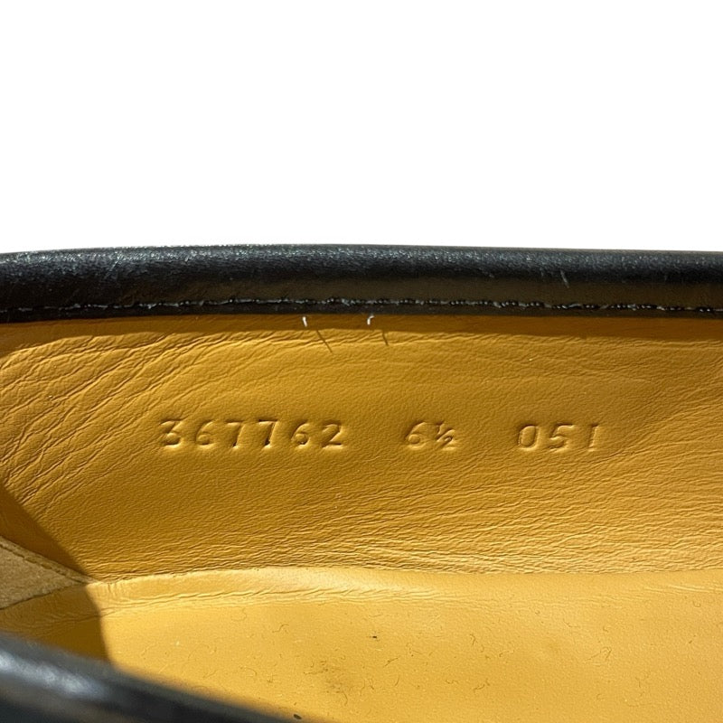 グッチ GUCCI ホースビット ローファー 367762 ブラック レザー レディース ローファー