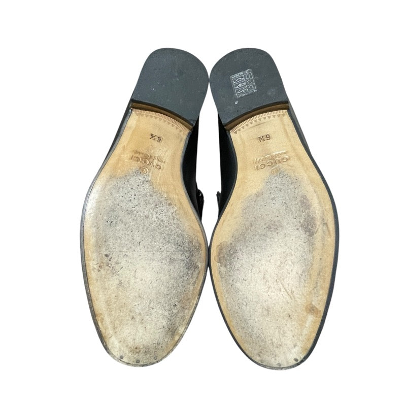 グッチ GUCCI ホースビット ローファー 367762 ブラック レザー レディース ローファー