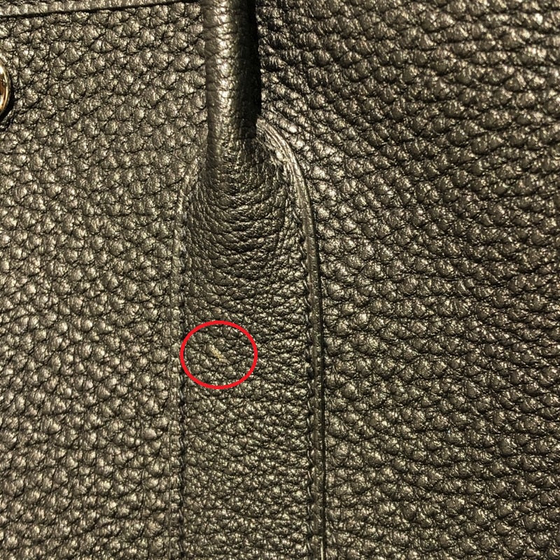 エルメス HERMES ガーデンパーティTPM Z刻 ブラック シルバー金具 ネゴンダ レディース ハンドバッグ