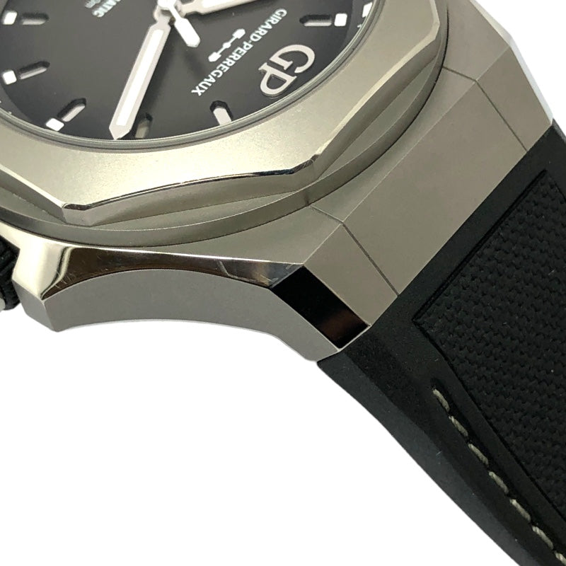 ジラール・ペルゴ GIRARD PERREGAUX ロレアート アブソルート Ti230 81070-21-001-FB6A グレー チタン/ラバーベルト 自動巻き メンズ 腕時計