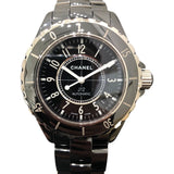 シャネル CHANEL J12 ﾌﾞﾗｯｸｾﾗﾐｯｸ 38MM H0685 ブラック セラミック メンズ 腕時計