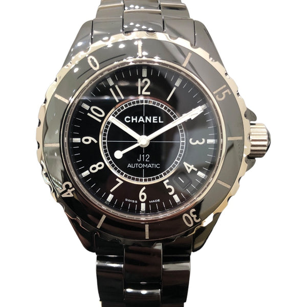 シャネル CHANEL J12 ﾌﾞﾗｯｸｾﾗﾐｯｸ 38MM H0685 ブラック セラミック メンズ 腕時計