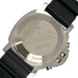 パネライ PANERAI ルミノール レガッタ クロノグラフ PAM00308 ブラック SS/ラバーベルト 手巻き メンズ 腕時計