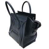 セリーヌ CELINE ラゲージミニショッパー ネイビー レディース ハンドバッグ