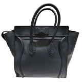 セリーヌ CELINE ラゲージミニショッパー ネイビー レディース ハンドバッグ