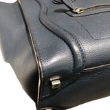 セリーヌ CELINE ラゲージミニショッパー ネイビー レディース ハンドバッグ