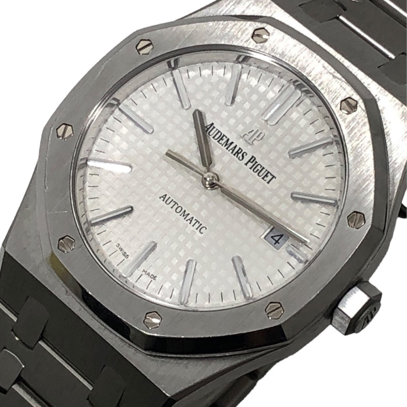 オーデマ・ピゲ AUDEMARS PIGUET ロイヤルオーク 15400ST.OO.1220ST.02 ホワイト SS 自動巻き メンズ 腕時計